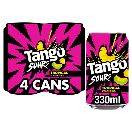 Sours Tropical Sugar Free 4x330ml by TANGO