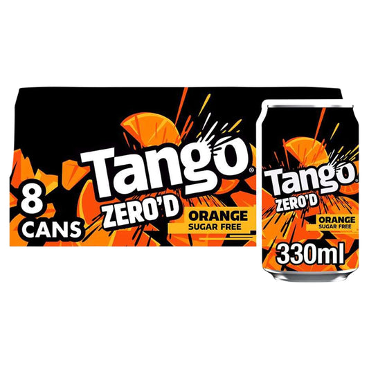 Zero'd Orange Sugar Free 8 X 330ml by TANGO