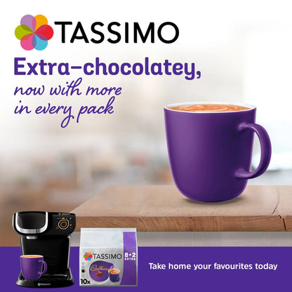 Cadbury Chocolate 8+2 Free Drinks 160g by TASSIMO