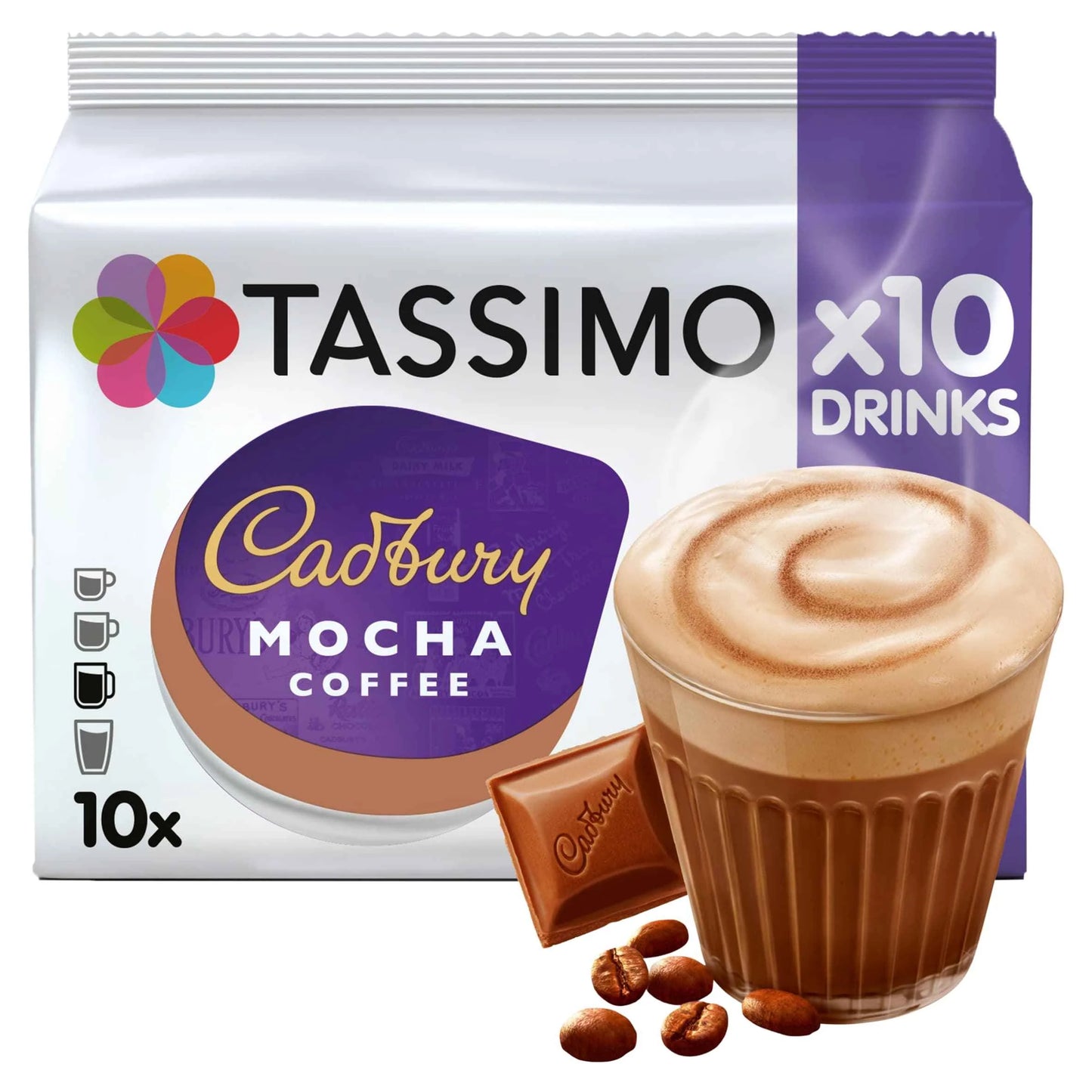 Cadbury Mocha Coffee 160g by TASSIMO