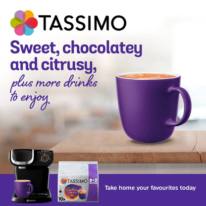 Cadbury Orange 8+2 Free Drinks 160g by TASSIMO