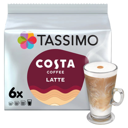 Costa Latte 6 Pack 167.4g by TASSIMO