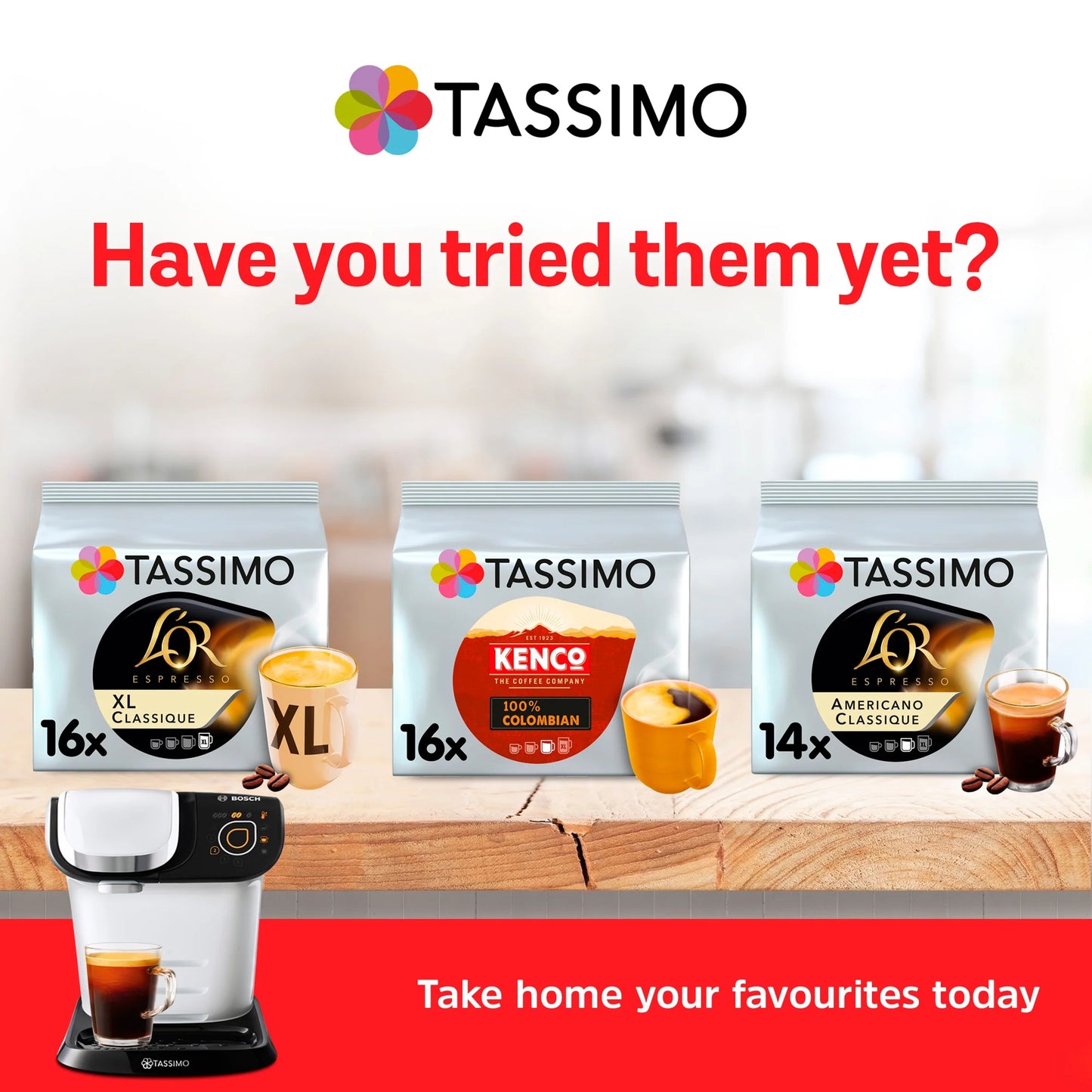 Kenco Americano Grande Pods X16 144g by TASSIMO