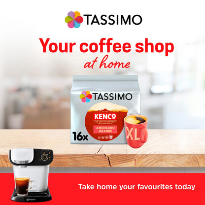 Kenco Americano Grande Pods X16 144g by TASSIMO