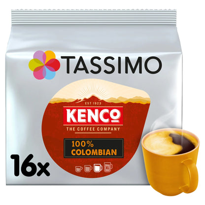 Kenco Colombian Coffee Pods X16 136g by TASSIMO