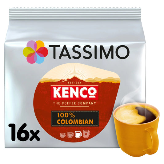 Kenco Colombian Coffee Pods X16 136g by TASSIMO