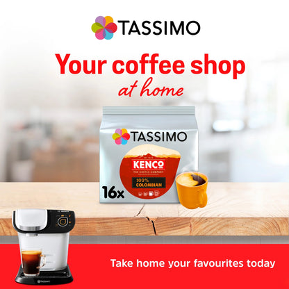 Kenco Colombian Coffee Pods X16 136g by TASSIMO