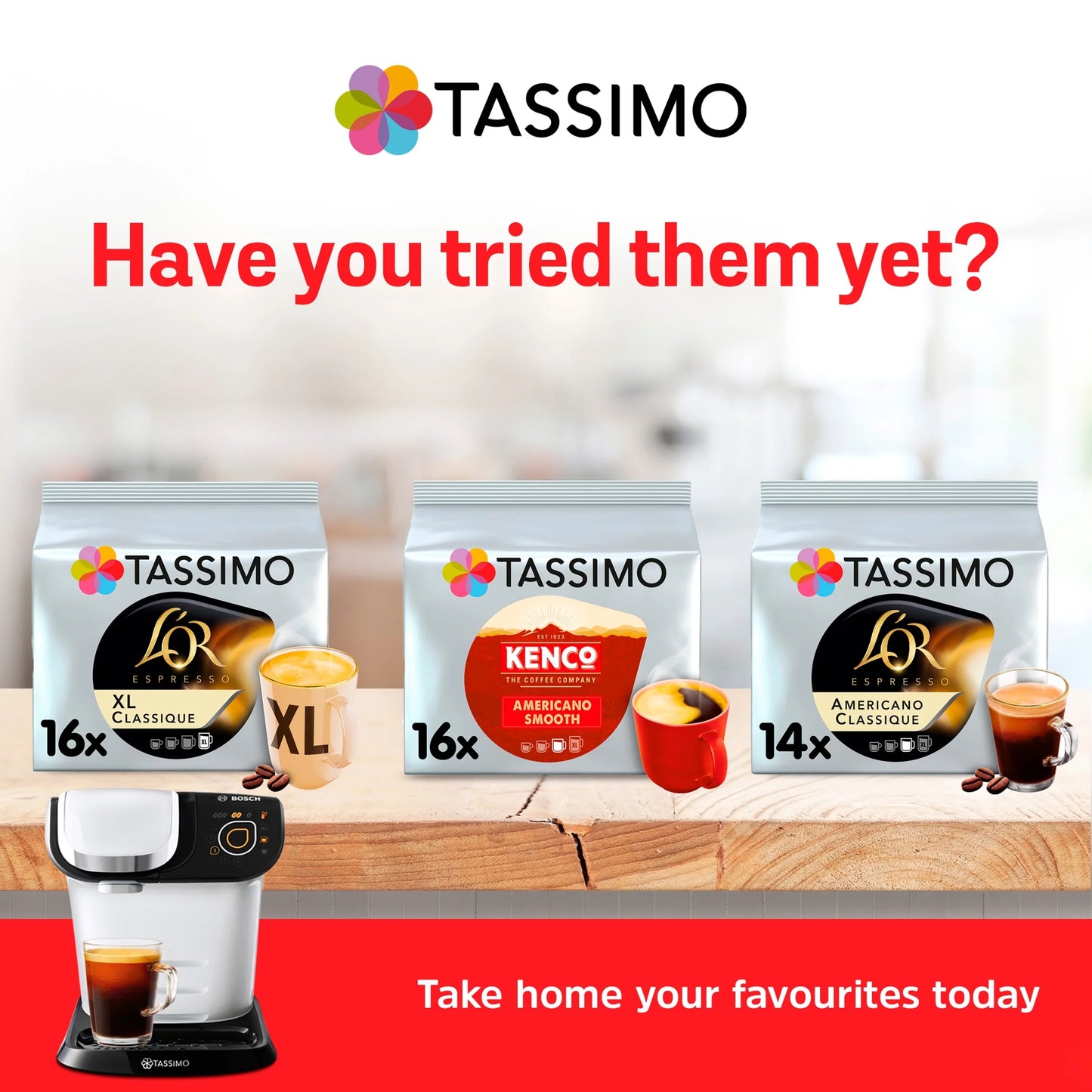 Kenco Colombian Coffee Pods X16 136g by TASSIMO