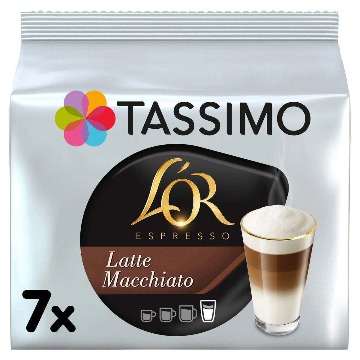 L'or. Latte Macchiato Pods 7 Pack by TASSIMO