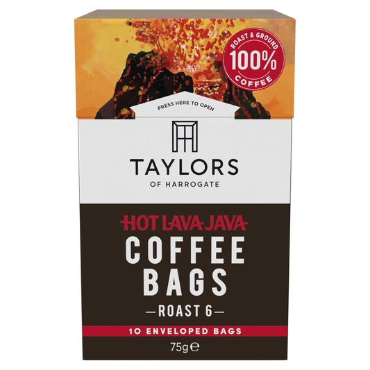 10 Hot Lava Java Coffee Bags 75g by TAYLORS
