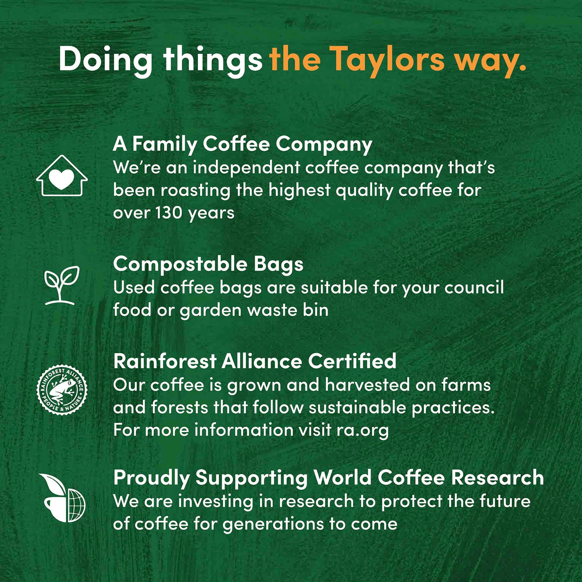 10 Hot Lava Java Coffee Bags 75g by TAYLORS