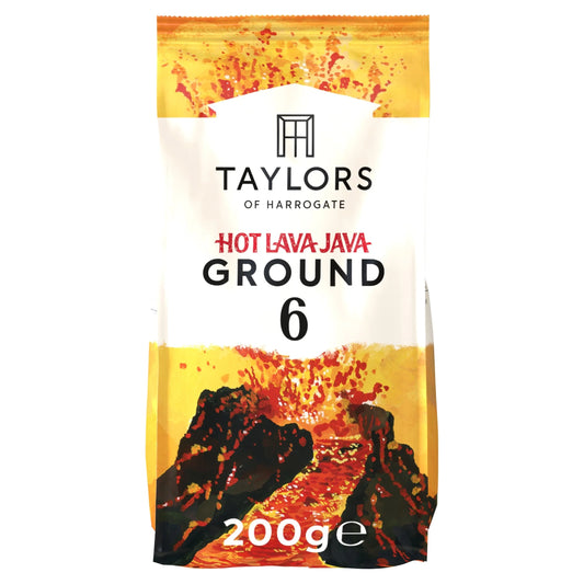 Taylors Hot Lava Java Roast Ground Coffee 200g by TAYLORS OF HARROGATE