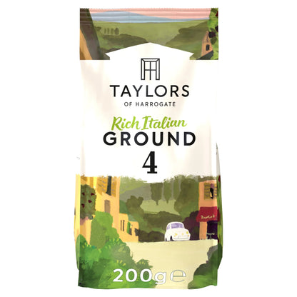 Taylors Rich Italian Roast Ground Coffee 200g by TAYLORS OF HARROGATE