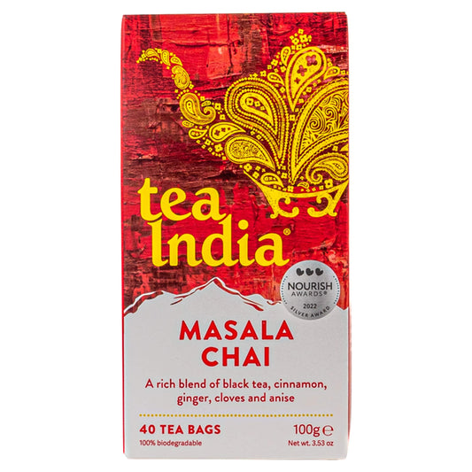 Masala Chai 40 Tea Bags 100g by tea India