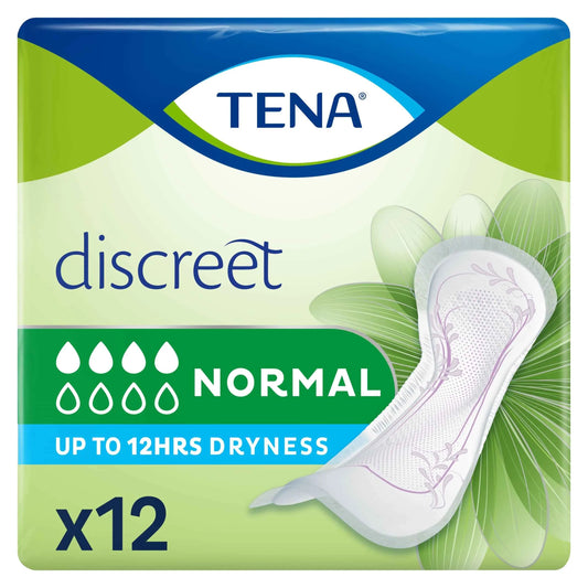 Discreet Normal Incontinence Pads 12 Pack by TENA