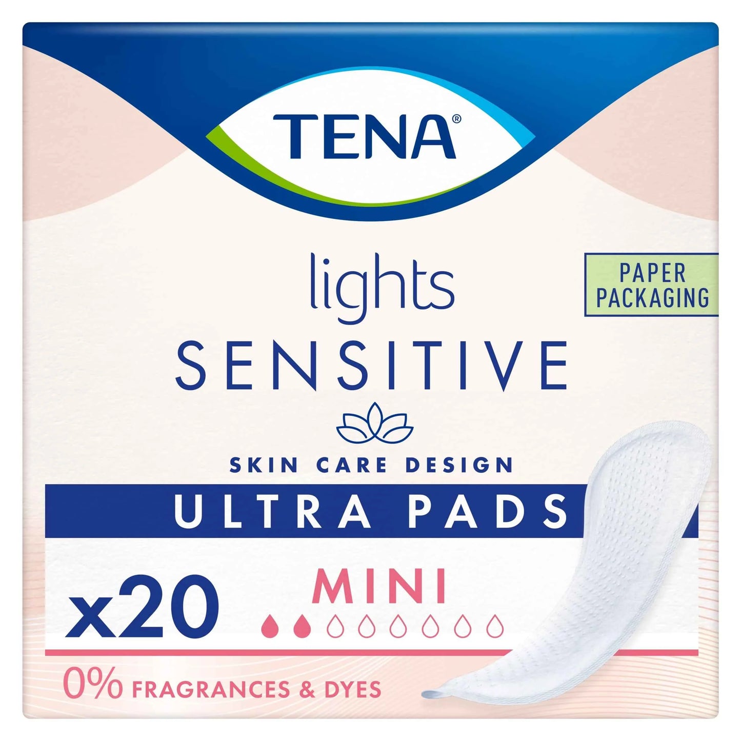 Light Sensitive Ultra Pads Mini 20 Pack by TENA