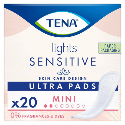 Light Sensitive Ultra Pads Mini 20 Pack by TENA