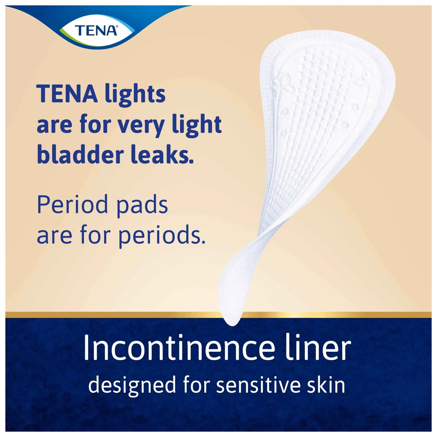 Lights Light Incontinence Liners 28 Pack by TENA