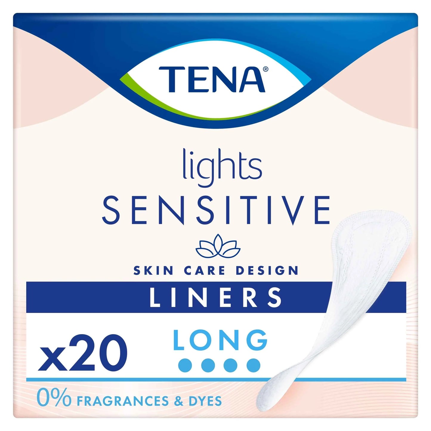 Lights Long Incontinence Liners 20 Pack by TENA