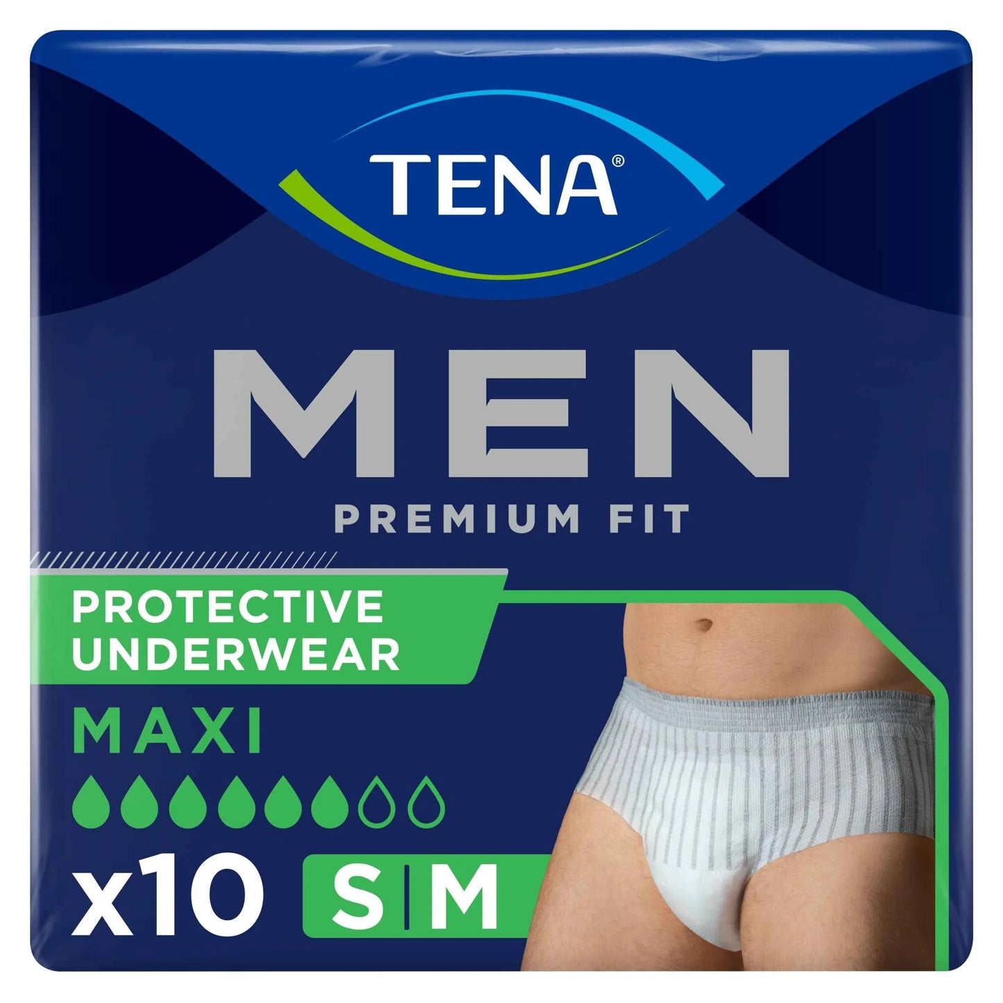 Men Level 4 Medium 10 Pack by TENA
