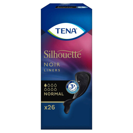 Silhouette Black Incontinence Liners 26 by TENA