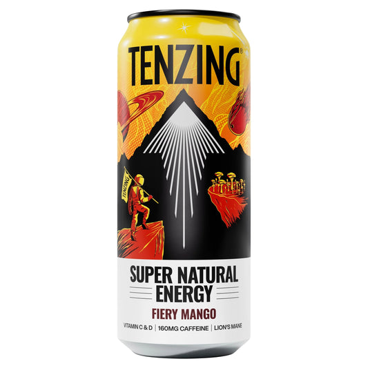Super Natural Energy Fiery Mango 500ml by TENZING