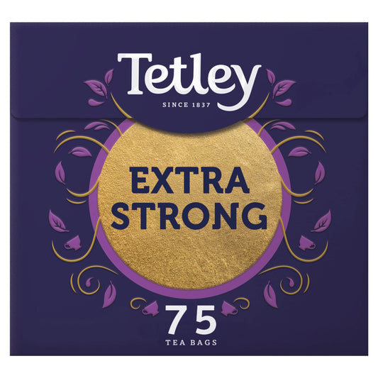 Extra Strong 75 Teabags 237g by TETLEY