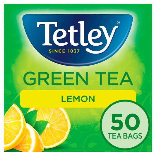 Green Tea Lemon 50 Tea Bags 100g by TETLEY