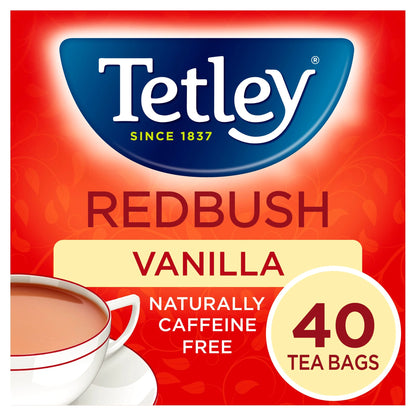 Redbush Vanilla Tea Bags 40 Pack 100g by TETLEY