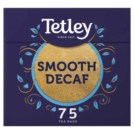 Smooth Decaf 75 Teabags 237g by TETLEY