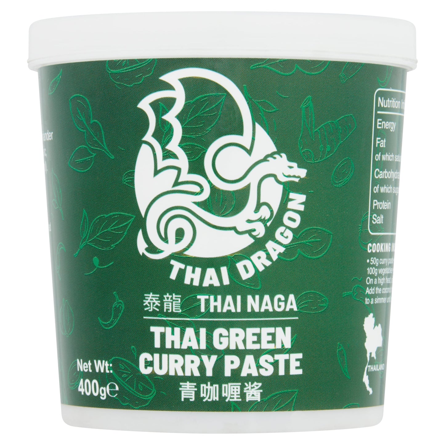 Green Curry Paste 400g by THAI DRAGON