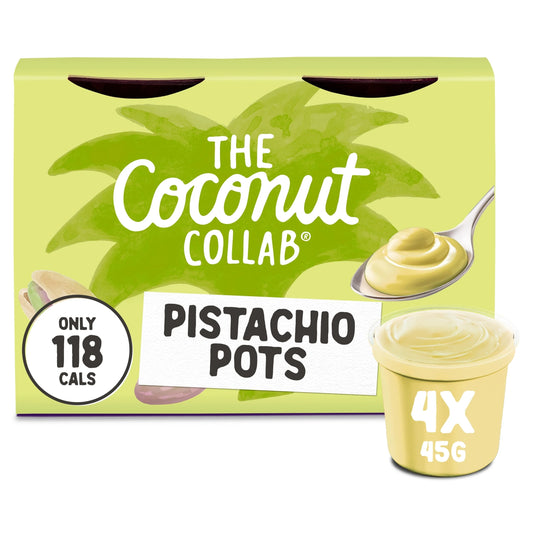 The Coconut Collab Pistachio Pots 4x45g by COCONUT COLLABORATIVE