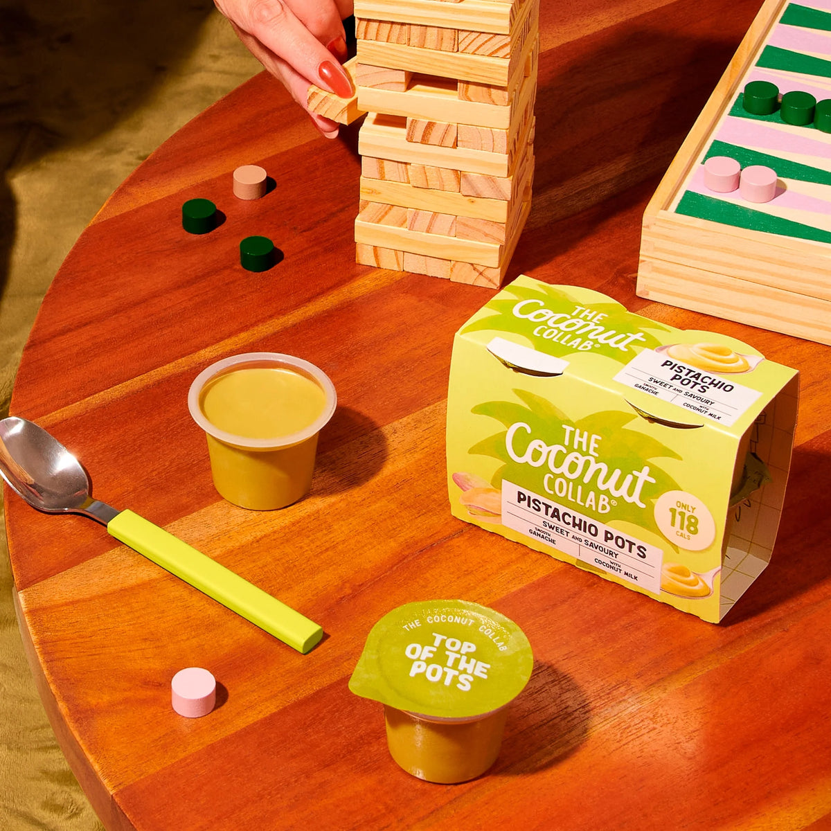 The Coconut Collab Pistachio Pots 4x45g by COCONUT COLLABORATIVE