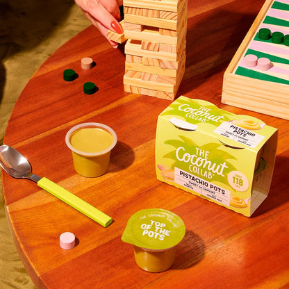 The Coconut Collab Pistachio Pots 4x45g by COCONUT COLLABORATIVE