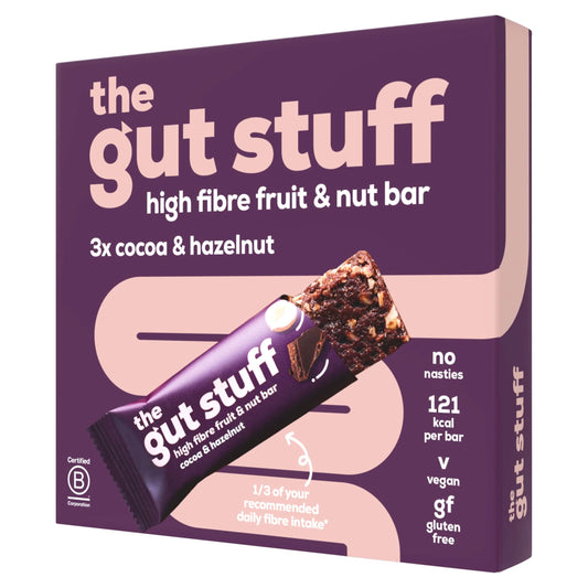 High Fibre Fruit & Nut Bar - by the gut stuff