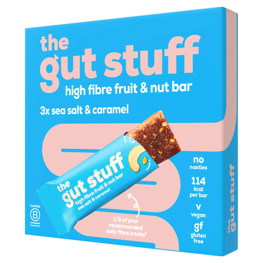 High Fibre Fruit & Nut Bar - by the gut stuff
