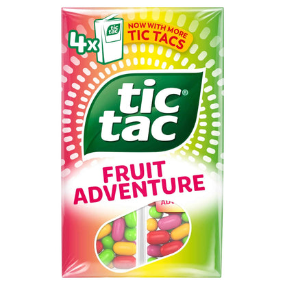 Fruit Adventure 4 Pack 72g by TIC TAC