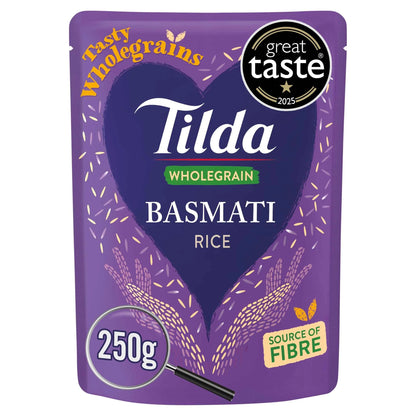 Brown Steamed Basmati Rice Classic 250g by Tilda