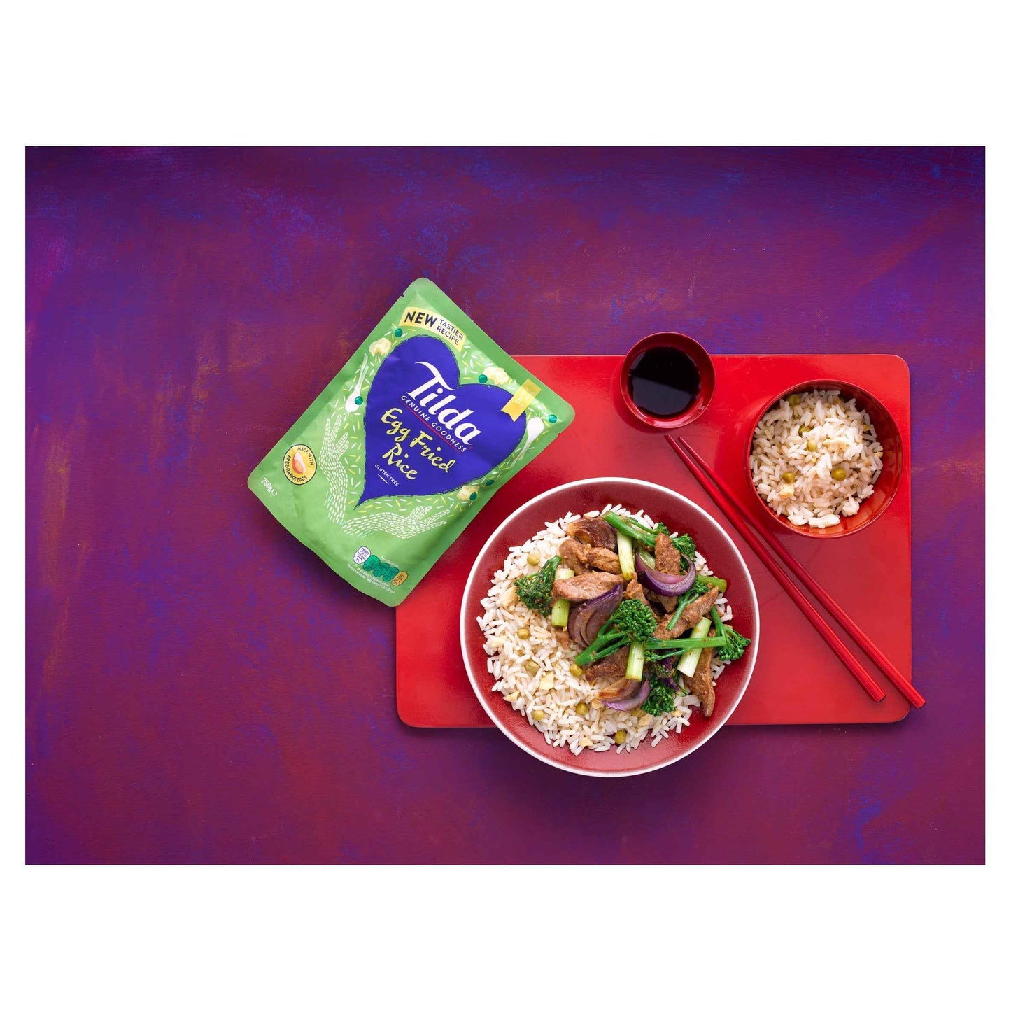 Egg Fried Steamed Basmati Rice 250g by Tilda