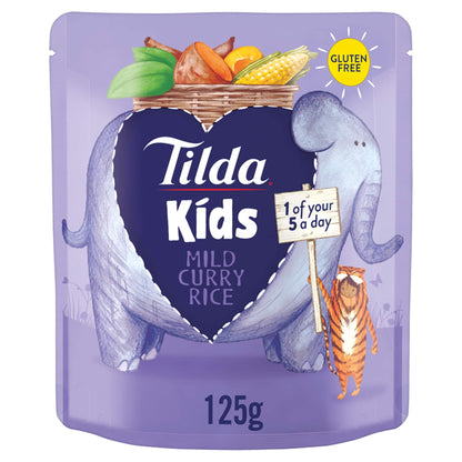 Kids Mild Curry Rice 125g by Tilda