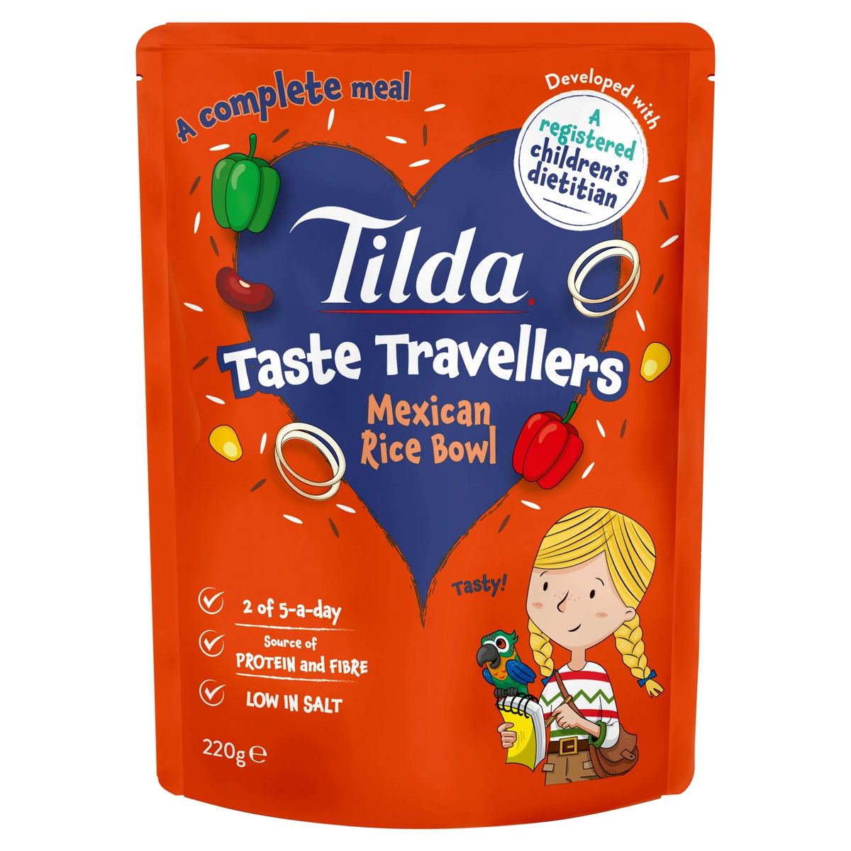 Kids Taste Travellers Mexican Rice Bowl 220g by Tilda