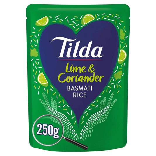 Lime & Coriander Basmati Rice 250g by Tilda
