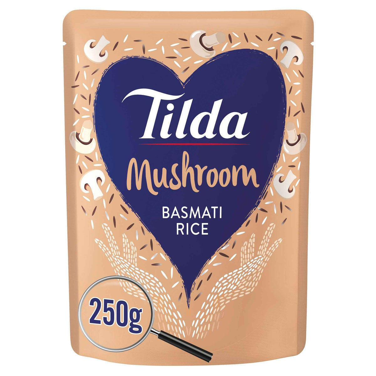 Mushroom Steamed Basmati Rice 250g by Tilda