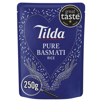 Pure Steamed Basmati Rice Classic 250g by Tilda