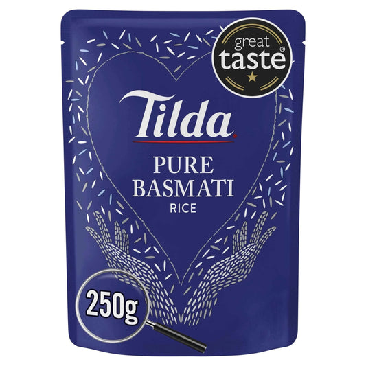 Pure Steamed Basmati Rice Classic 250g by Tilda