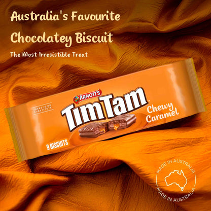 Tim Tam Chewy Caramel Chocolatey Biscuit Bars by ARNOTT'S
