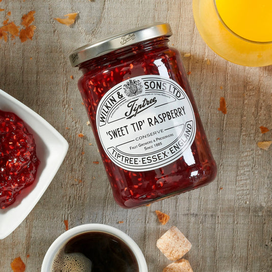 Sweet Tip Raspberry Conserve 340g by TIPTREE at The British Vault