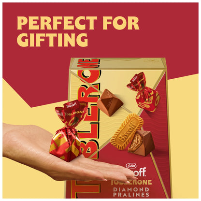Lotus Biscoff Dimond Truffles 180g by TOBLERONE at The British Vault