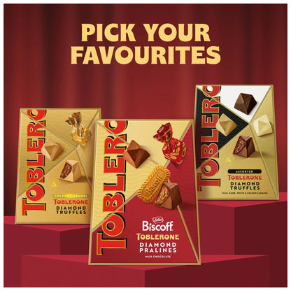 Lotus Biscoff Dimond Truffles 180g by TOBLERONE at The British Vault