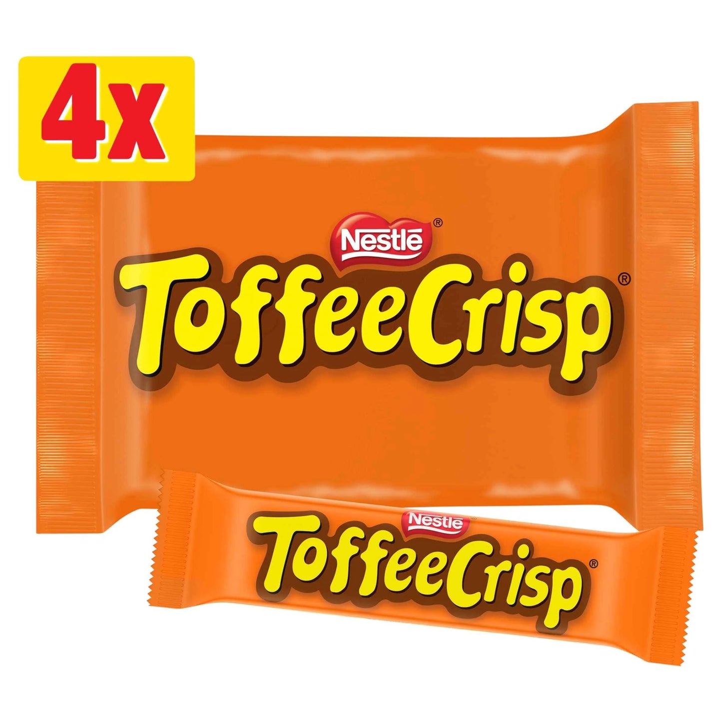 Toffee Crisp Biscuit Bar 4 Pack Multipack 152g by Nestle